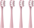 6CS Toothbrushes Head for Y1S/Y4/U1/U2/U3/P1/P4 Soft Sonic Electric Toothbrush Clean Nozzles(4CircylarPink)