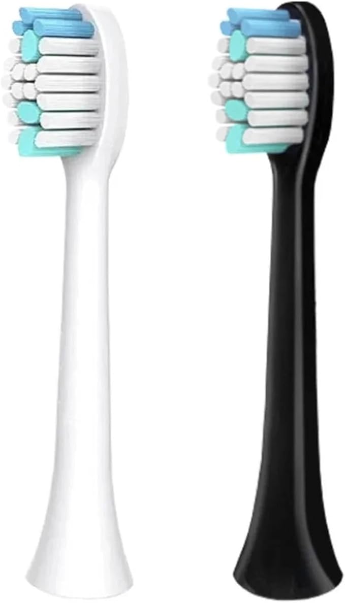 Electric Toothbrush HeadsCompatibility for S100 S200 S600 S700 S800 S900 S710 S820 S910 Alfawise Digoo DG-YS11(Black 4pcs)