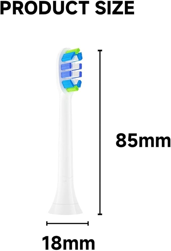 12/16/20Pcs Toothbrush Head Compatible for /HX6/HX9/HX5/HX7/HX8Series Models(20PCS)