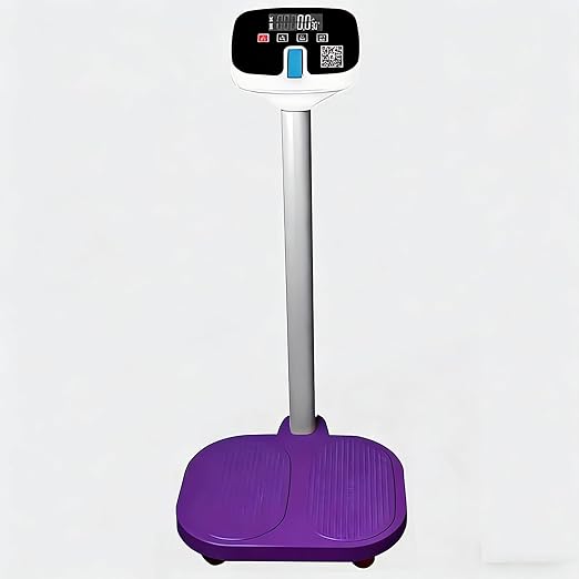 Medical Electronic Scale for Measuring Weight gain of Elderly People While Standing Including air Humidity Display Suitable for clinics Hospitals Schools and Nursing Homes（Dreamy Purple）