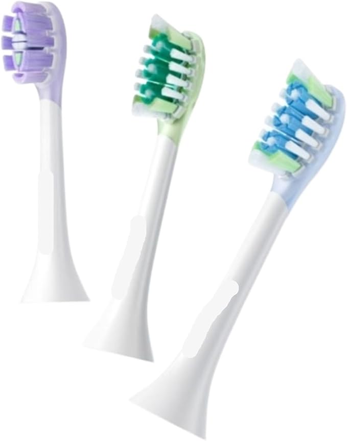 Compatible for Xiaomi Mijia Replacement Brush Headfor MES610 MES609 MES613 MES611 Sweep Vibration Electric Toothbrush Pro Soft Bristle Nozzles(Green)