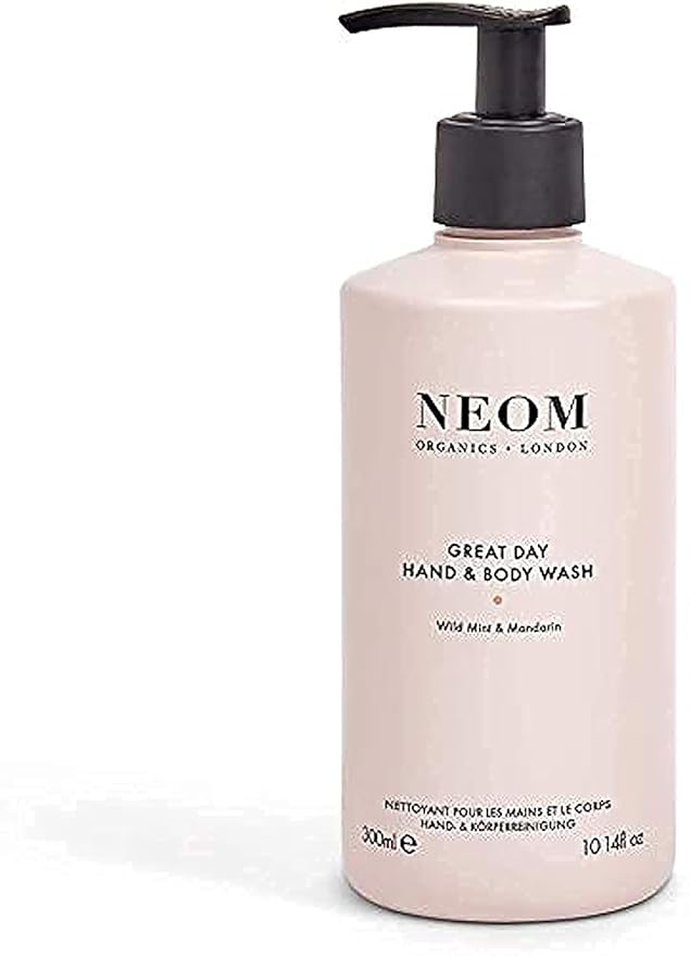 Neom – Great Day Hand &amp Body Wash 300ml | Wild Mint &amp Mandarin | Gently Cleanse &amp Soften…