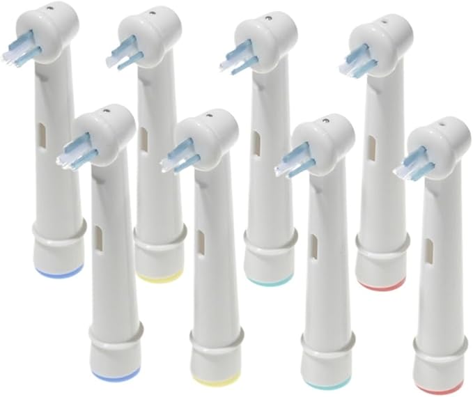 Replacement Brush Heads Compatible For OralB Professional Ortho &amp Power Tip Compatible Orthodontic Electric Toothbrush Head(8pcs Powertip)