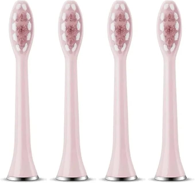 Replacement Toothbrush HeadsCompatible for Revyline RL010 Electric Accessories Nozzles Bristles(4PCS Pink)