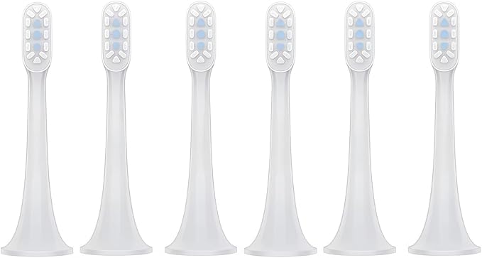 Universal Type Teethbrush Replacement Heads Compatible with Mijia T300 T500 Sonic Electric Toothbrush Head(6PCS)