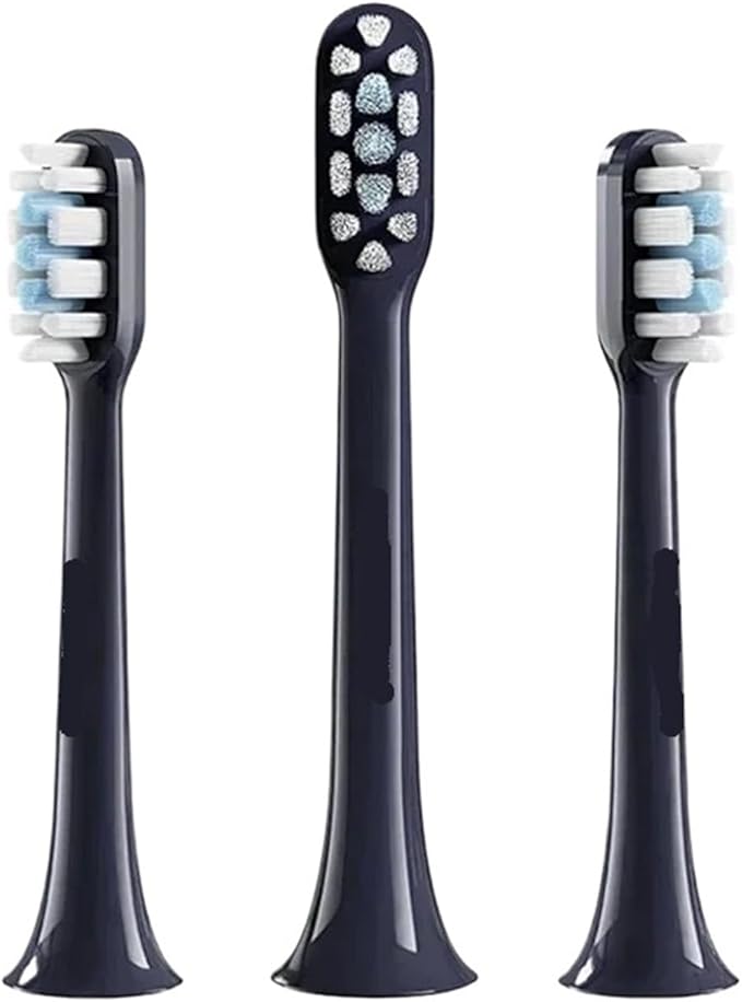 Compatible for Xiaomi Mijia Sonic Electric Toothbrush Head T300 T301 T302 T700 Replacement Heads Soft(T302 Head Blue)