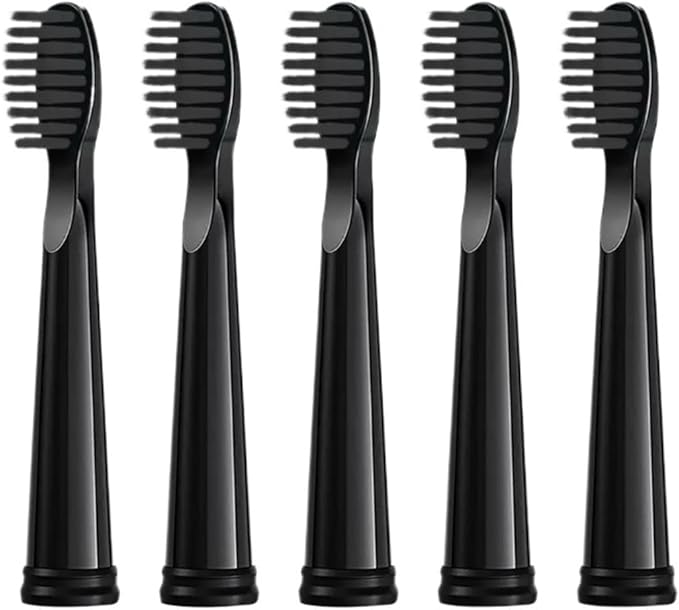 Replacement Toothbrush Heads Compatible for FW-507/508/551/515/917/959/2011FW-D1/D3/D7/D8 Electric(5 Black Care(Soft))