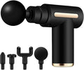 Mini Massage Gun Household Massager Pocket Portable Mini Neck Cream Gun Electric Muscle Workout Equipment yejingkuan Dark Night Black