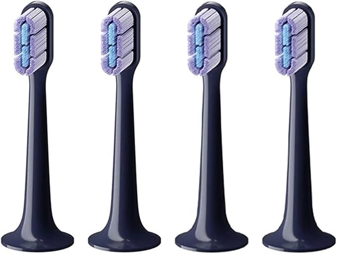 Compatible for Mijia Toothbrush Head T700 Sonic Electric Waterproof Soft Replacement Bristles Brush(4 pcs)