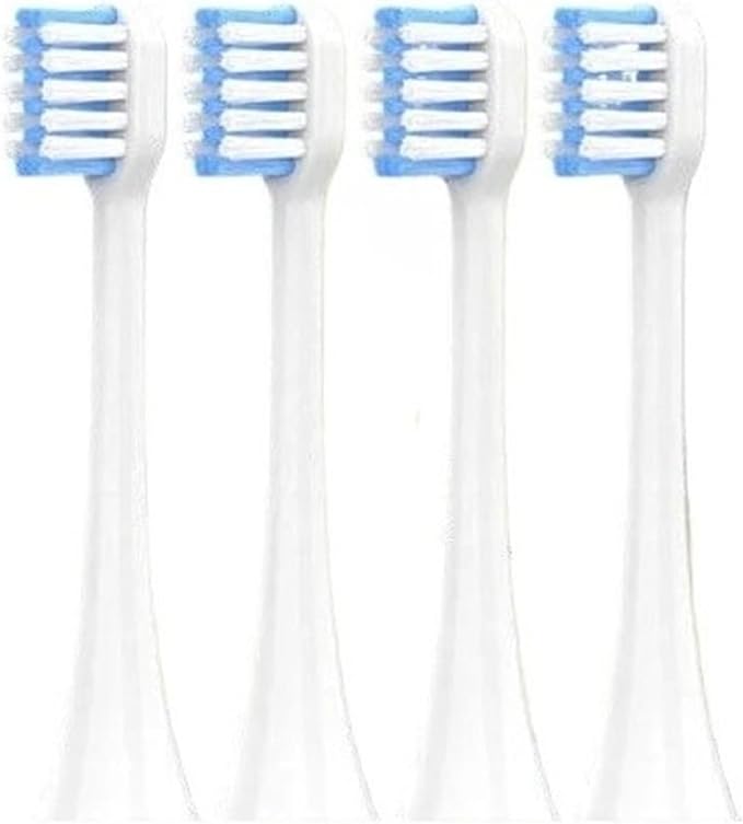 Electric Toothbrush Head Brush Replacement(White Clean 4 Pcs)