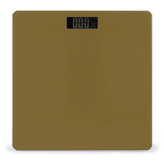 Women's Fashion Automatic Switch Digital Bathroom Weighing Scale Smart Scale Brown