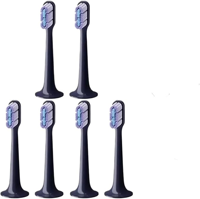 Compatible for 2/4/6/8Pcs Original Mijia Toothbrush Head T700 Sonic Electric Waterproof Soft Health Replacement Bristles(6 pcs)