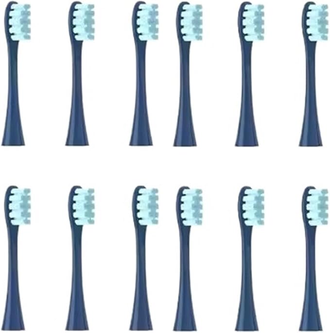 Soft Vacuum Bristle Electric Toothbrush Heads Compatible with X Pro Z1 F1 One Air 2 SE - 8 Pack 12(12pcs Dark Blue)