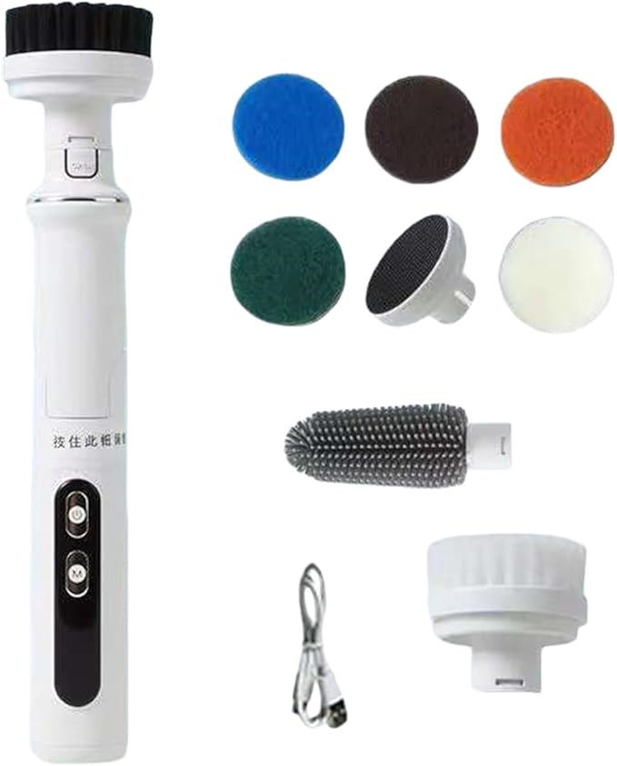 Electric Brush Cordless Automatic Rotation for Stubborn Efficient Brush