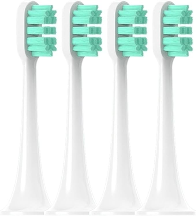 Hot Replacement Brush Heads Compatible for T300/T500/T700 for Sonic Electric Toothbrushes with Caps Sealed Package Soft(4Green)