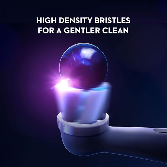 Oral-B iO Ultimate Clean Replacement Brush Heads 6-Count White Black 6 Count (Pack of 1)