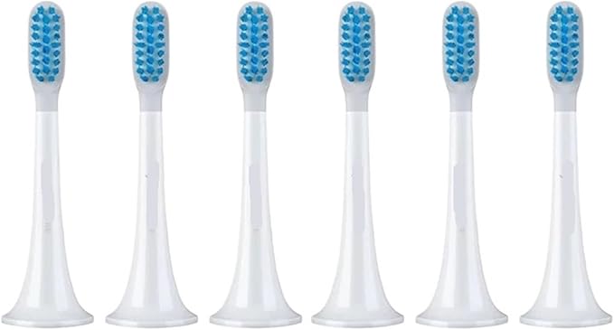 6PCS Replacement HeadsCompatible for Xiaomi Mijia T300 T500 Electric Toothbrush(6PCS-A)
