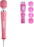 Power Massagers Tool Electric Foot Neck Back Hand Leg Arm Shoulder Massage Aches Sports Recovery for Women (Pink Big and Pocket Massager)