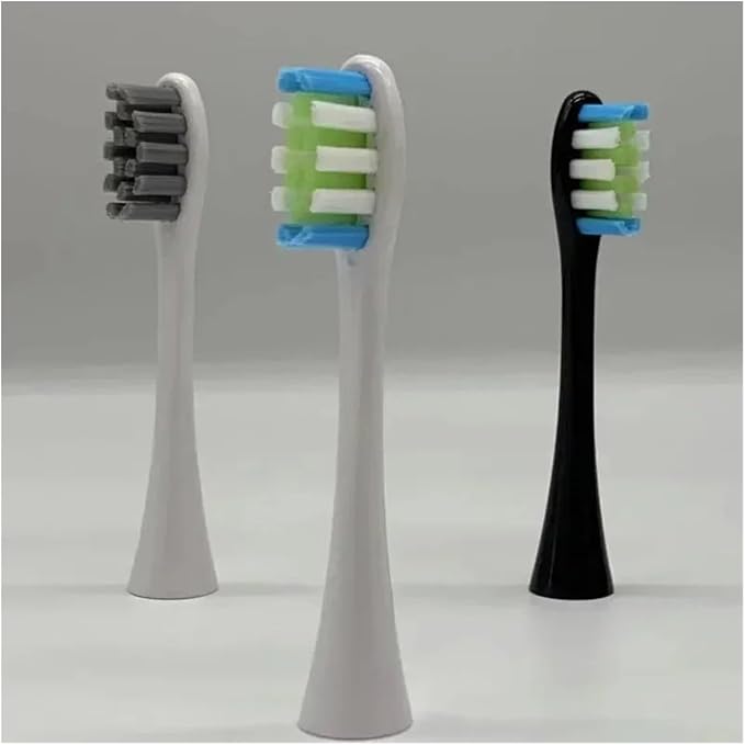 Brush Head ReplacementCompatible for Electric Toothbrush Soft Bristle X/X PRO/ Z1 Brushes Replaceable(10 White 10 Black)