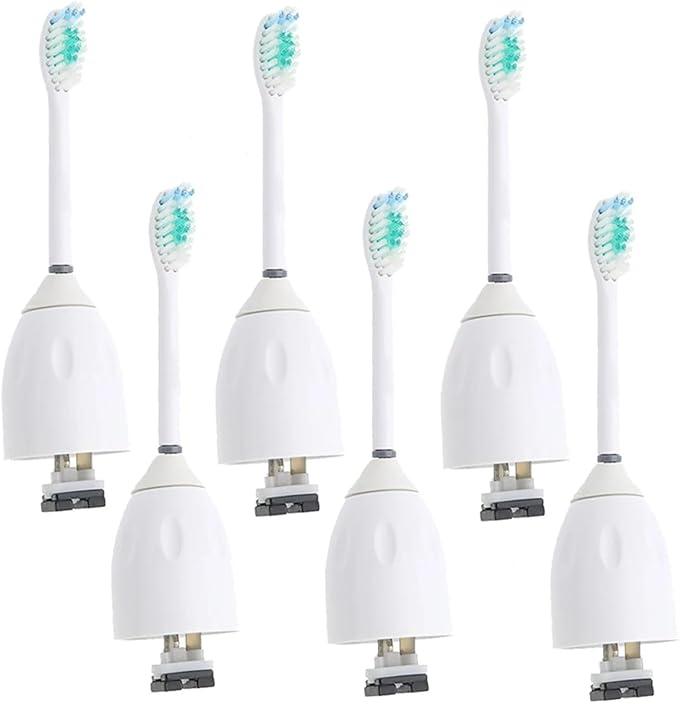 Replacement Electric Toothbrush HeadsCompatible for Philips HX7001 HX7022 HX-7002 HX7002 HX9500 HX9552 HX9553 HX9562(6 PCS)