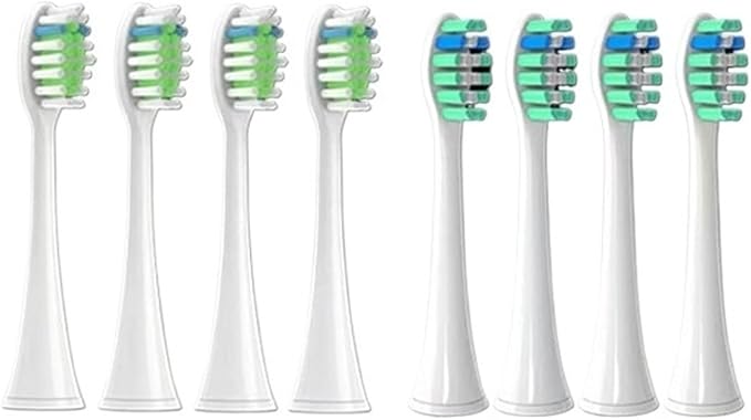 Replacement Brush Heads Compatible for HX3 HX6 HX9 Series Toothbrush(4P1 4P2)