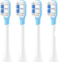 Replacement Toothbrush HeadsCompatible for Mijia T301/T302/T501C Sonic Electric Soft Bristle Nozzles(4 pcs BJ White)