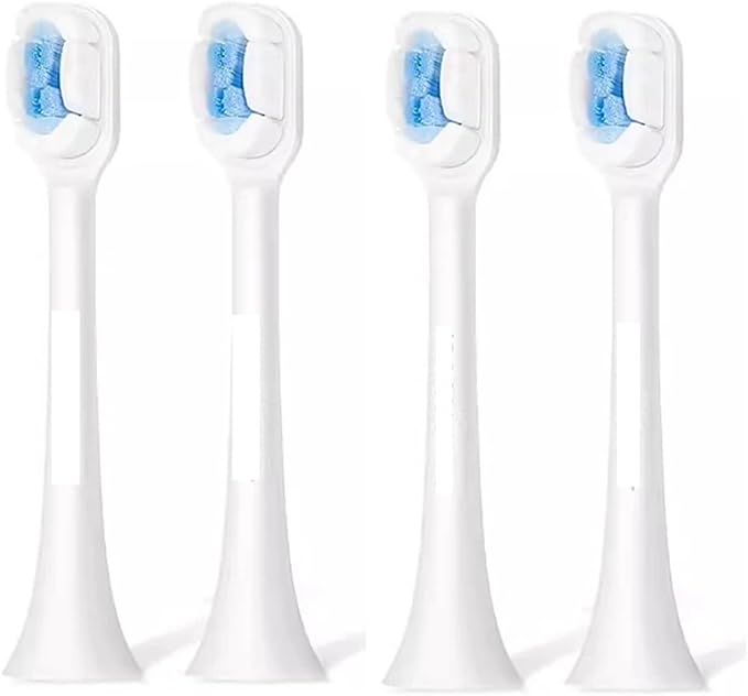 Compatible for X3 Replacement Electric Toothbrush Head(4 White)