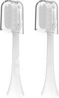 2/4PCS Ultra-fine Soft Toothbrush Brush Heads Compatibility for Phili Sonic HX3/HX6/HX9 for 6780 3014(2PCS White)