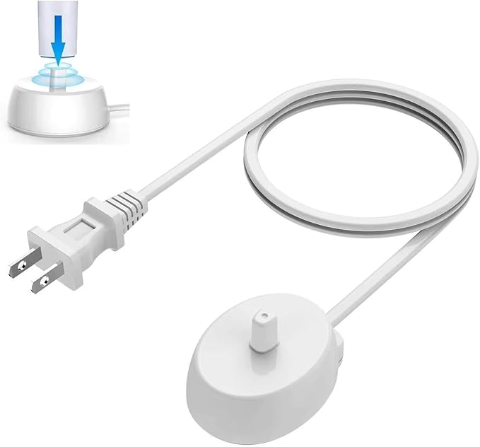 Charger Base Fit Compatible for Oral B Electric Toothbrush IO Series 3 4 5 6 1000/3000/5000/7000 Waterproof Inductive Charging Base