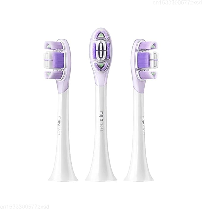 Compatible for Mijia Electric Toothbrush Brush Head Sonic Vibration Pro 4 Brushing Modes IPX8 Waterproof(Caring Version)