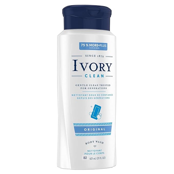 Ivory Original Body Wash 21 oz (Pack of 5)