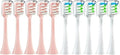 Replacement Brush Heads for X3 X5 V1 X3U 5-10pcs Bristle Electric Toothbrush Sealed Packed(5white 5pink)
