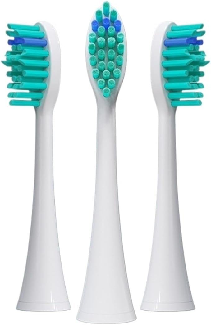 Brush Heads Compatible for with Philips Sonicare Tips Soft Dupont Nozzles Vacuum Sealed Packaged Hx3/6/8/9 Series General(20pcs Green)