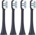 Replacement Toothbrush HeadsCompatible for Mijia T301/T302/T501C Electric(4 pcs Purple)
