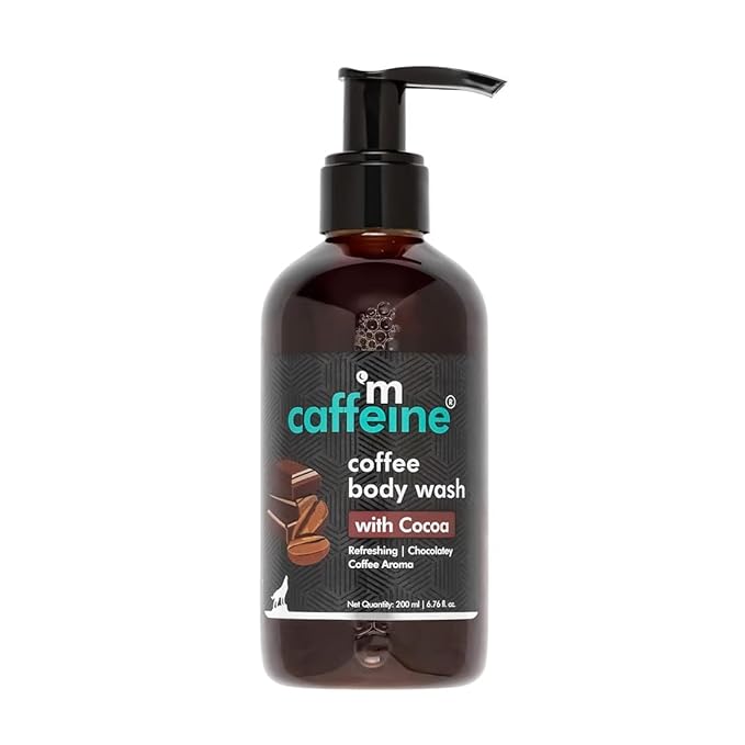 SENTA Coffee Body Wash with Cocoa | De-Tan &amp Deep Cleansing Shower Gel | Enriched with Vitamin E in Energizing Aroma of Chocolate Suitable for All Skin Types | For both Men &amp Women (200ml)