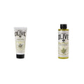 KORRES Greek Olive Blossom Hydrating Body Duo includes Body Cream 6.76 fl oz and Shower Gel 8.45 fl oz in Olive Blossom scent 2 Piece Set