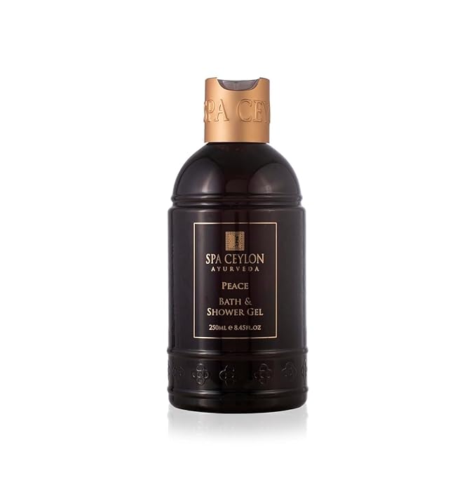 SPA CEYLON Peace Bath and Shower Gel | Lemongrass and Lavender Infused Herbal Body Wash | Hydrating with Aloe Vera | Vegetarian &amp Cruelty-Free | Promotes Harmony