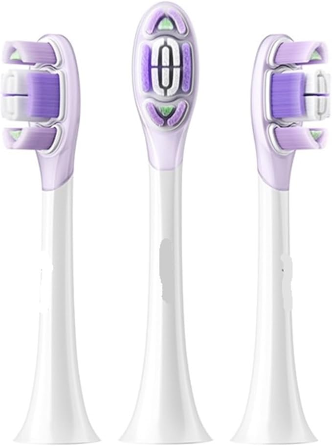 Replacement Brush Heads Compatible for XIAOMI Electric Toothbrush MES609/610 Pro Sweep Vibration Head 3PCS(Sensitive 3 pcs)