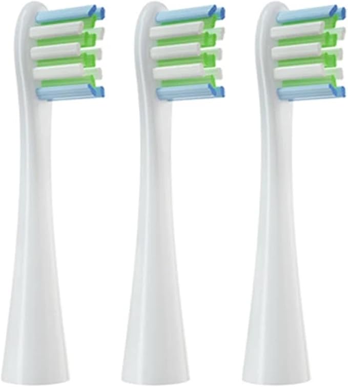Replacement Brush HeadsaCompatible for Oclean Flow/X PRO Elite/X /F1/Z1/One/ Air2 Sonic Electric Toothbrush Nozzles(3 BOC)