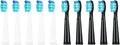 5-10Pcs Replacement Brush Heads for Seago Fairywill Electric Toothbrush FW SG 507 508 515 551 917 959 908 Dupont Bristle(5 Black 5 White)