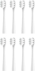 Replacement Toothbrush HeadCompatible for Nandme NX7000 Sonic Electric Soft Bristle Tooth Brush8/16pcs(8WHITE Sensitive)