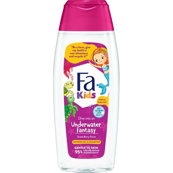 Fa Kids Mermaid Shower Gel &amp Shampoo 250 ml / 8.3 fl oz