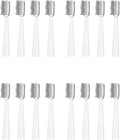 Replacement Toothbrush Heads for JD015 Sonic Electric Soft Bristles Nozzles for Women(16PCS)