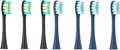 Brush Heads for Soft Toothbrush Bristle 7pcs Replacement(3Black 4Dark Blue)