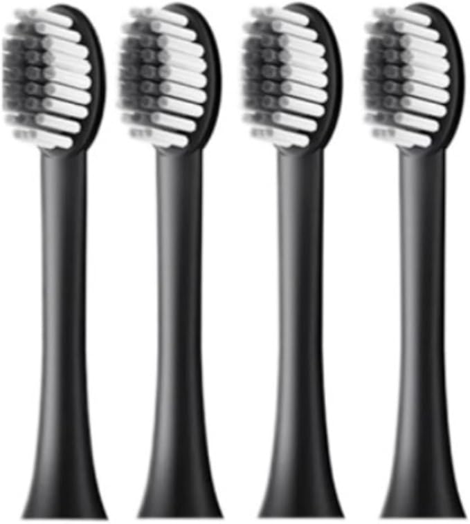 4pcs Replacement Toothbrush Heads with CapsCompatible for D01B Electric(Set 1)