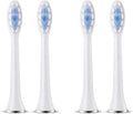 Compatible for SUBORT S7 Brush Heads Electric Toothbrush Replacement(4 White Brush Head)