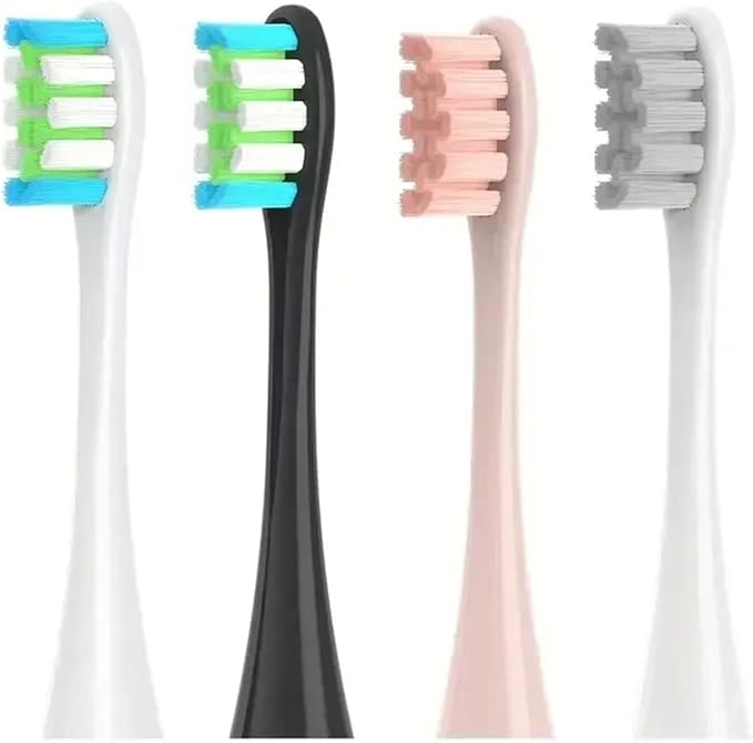 Soft Bristle Replacement HeadsCompatible for Oclean One/Air 2/SE/P5 Electric Toothbrushes(3pcs)