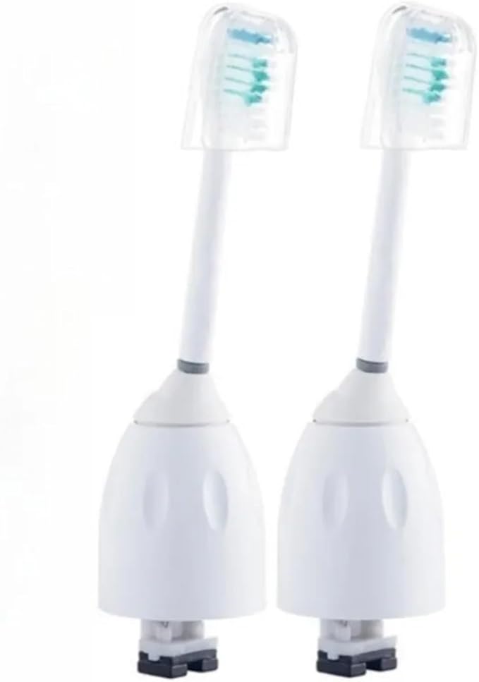 1PC/2PCS Electronic Brush Heads Compatible for Philips HX7001 HX7002 E Series Hx9500 Hx9552 Hx9553 Hx9562 Etc(2PCS)