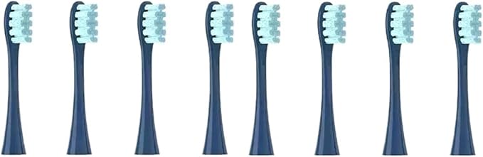 Replacement Brush Heads Compatible for X/X PRO/Air 2 /SE / Z1/ F1 Nozzles Soft Vacuum Bristle(8pcs Dark Blue)