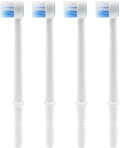 4pcs Brush Head Tips Replacement Tips - Compatible with Waterpik WP-100 WP-100W WP-260 - Oral Irrigator Parts